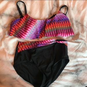 High waisted bikini set